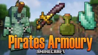 Pirates Armoury Mod 1.16.5 (Armor and Tools for Pirate)