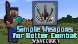 Simple Weapons For Better Combat Mod (1.20.1, 1.19.2) – Unleash The Arsenal