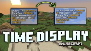 Time Display Mod (1.20.1, 1.19.3) – The Ultimate Timekeeping Tool