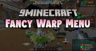 Fancy Warp Menu Mod (1.8.9) – A Prettier Warp Menu