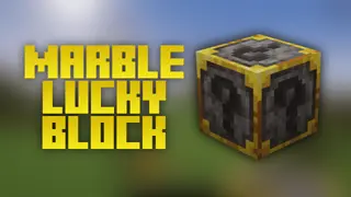 Marble Lucky Block Mod (1.15.2) – Introduces Over 400 Fun Drops!