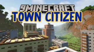 Tax' Town Citizen Mod (1.20.1) – Transforming Villages into Towns