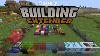 Dave's Building Extended Mod (1.20.1, 1.19.2) – More Options for World-Building