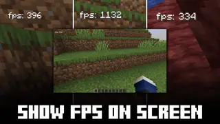 Show FPS On Screen Mod (1.20.1, 1.18.2) – In Game Framerate Viewer
