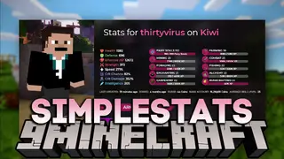 SimpleStats Mod (1.8.9) – In-game Stats Viewer for Skyblock