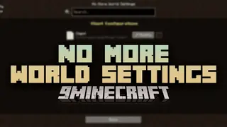 No More World Settings Mod (1.19.2) – Streamline World Creation