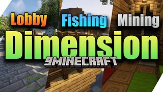 Lobby, Fishing, and Mining Dimension Mod (1.20.1, 1.19.4) – A Pocket Dimension for Resource Gathering