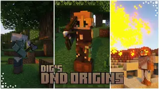 Dig's DnD Origins Mod (1.20.1, 1.19.4) – Various Races from Dungeons and Dragons