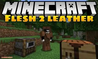 Flesh 2 Leather Mod (1.19.3, 1.18.2) – Pretty Simple as Its Name