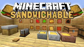 Sandwichable Mod (1.20.1, 1.18.2) – Unique Food System, Making Sandwiches