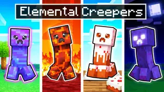 Elemental Creepers Refabricated Mod (1.20.1, 1.19.3) – So Many Creepers