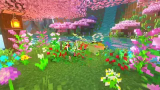 Cherry Blossom Grotto Mod (1.19.4, 1.18.2) – New Thematic Features