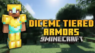 DiceMC Tiered Armors Mod (1.19, 1.18.2) – Wood Armor, and more!