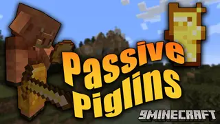 Passive Piglins Mod (1.18.2) – Gold Armour Be Gone!