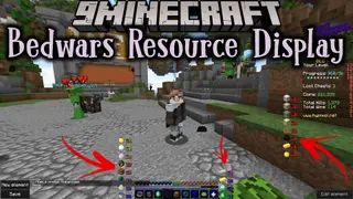 Bedwars Resource Display Mod (1.8.9) – Visual on-screen Display