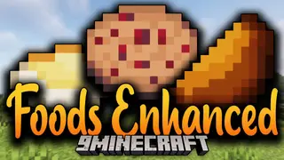 Foods Enhanced Mod (1.19.3, 1.18.2) – New Edibles to consume