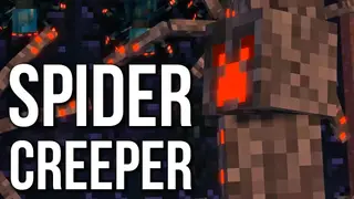 Rolik's Creeper Spider Mod (1.14.4) – Two Mobs Have Become One