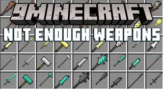 Not Enough Weapons Mod (1.19.3) – New Weapon Types
