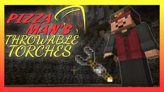 Pizza Man's Throwable Torches Mod (1.19.2, 1.18.2) – Great for Exploration