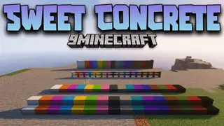 Sweet Concrete Mod (1.18.2, 1.16.5) – Build A House With Many Colors