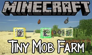 Tiny Mob Farm Mod (1.16.5, 1.12.2) – Single-Block Size Mob-Farm