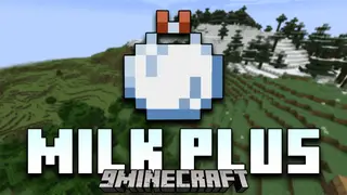 Milk Plus Mod (1.19, 1.18.2) – New Interactions With Milk