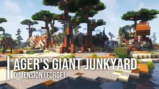 Ager's Giant Junkyard Dimension Mod (1.19.2, 1.18.2) – Dirty Landscape