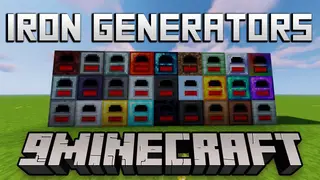 Iron Generators Mod (1.19.3, 1.18.2) – Mekanism, AE 2 Generators