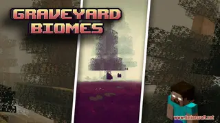 The Graveyard Biomes Mod (1.19.3, 1.18.2) – More Thrilling and Challenging