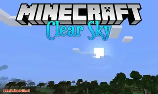 Clear Skies Mod (1.19.3, 1.18.2) – Removes the Banding at the Horizon