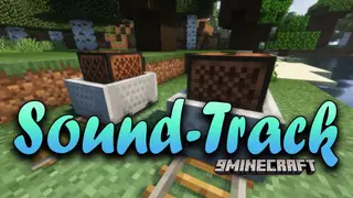 Sound-Track Mod (1.19.3, 1.18.2) – Minecart Jukebox added into the game