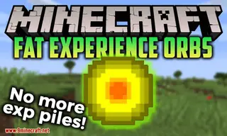 Fat Experience Orbs Mod (1.19.3, 1.18.2) – No More EXP Piles