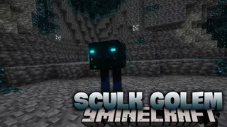 Sculk Golem Mod (1.19.2) – A Friendly Creature in the Deep Dark