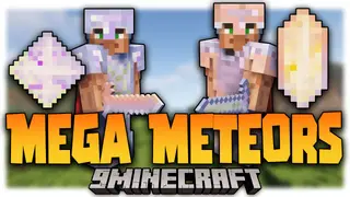 Mega Meteors Mod (1.19.2, 1.18.2) – Disaster with Meteorite Materials