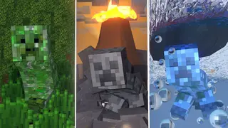 Camouflaged Creepers Mod (1.16.5, 1.12.2) – Changing Texture of Creepers