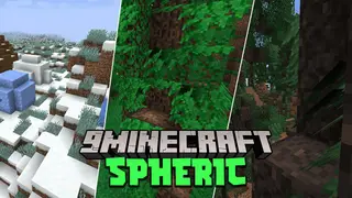 Spheric Mod (1.17.1, 1.16.5) – More Beauty to The World