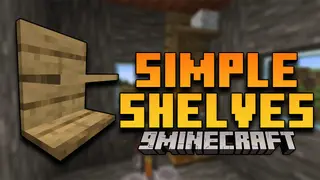 Simple Shelves Mod (1.19.2, 1.18.2) – Display Items And Books