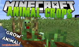 Animal Crops Mod (1.18.2, 1.16.5) – Adding Seeds to Grow Passive Mobs