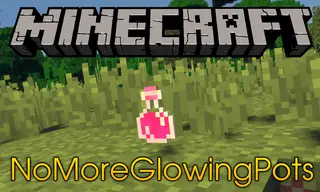 NoMoreGlowingPots Mod (1.19.2, 1.18.2) – Remove the Glowing Effect from Potions