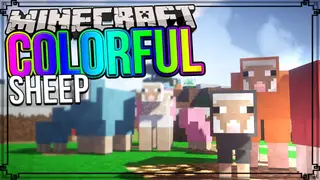 Colorful Sheep Mod 1.12.2 (Sheep Spawns with Custom Colors)