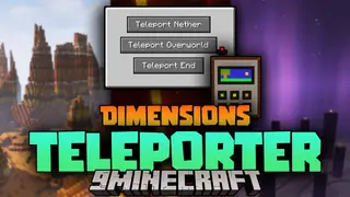 Dimensions Teleporter Mod (1.18.2) – Easily Travel Between Worlds