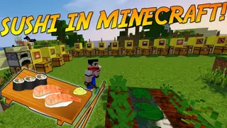 Sushi Mod (1.19, 1.18.2) – Sashimi, Roll, Nori, Cucumber