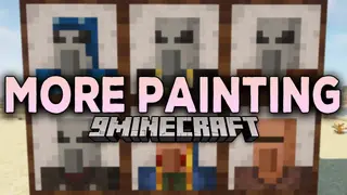More Painting Mod (1.18.2) – More Paintings for your Base