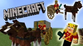 Horse Carts Mod (1.16.5, 1.15.2) – Horse Drawn Carts, Astikoor