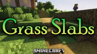Grass Slabs Mod (1.19.2, 1.18.2) – Decorating With Different Natural Slabs, Carpets & Stairs