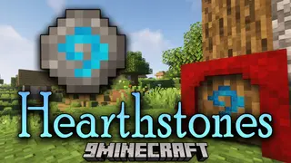 Hearthstones Mod (1.19.2, 1.18.2) – Allows You To Teleport To A Place