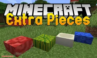 Extra Pieces Mod (1.16.5, 1.15.2) – Stairs, Slabs, Walls, Fences