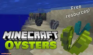 Oysters Mod (1.18.1, 1.16.5) – Aquatic Themed Resource Generation