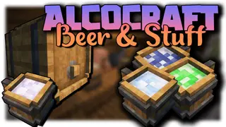 Alcocraft: Beer & Stuff Mod (1.19, 1.18.2) – Beverage for a Hot Day