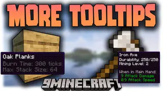 More Tooltips Mod (1.18.2, 1.17.1) – In-depth Information regarding Items